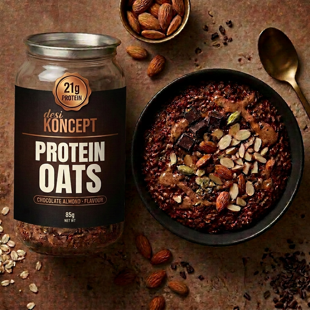 Chocolate Almond protein oats
