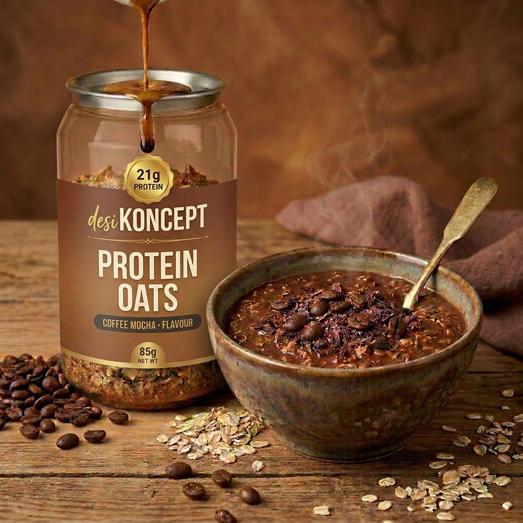 Coffee Mocha Oats Bowl protein oats
