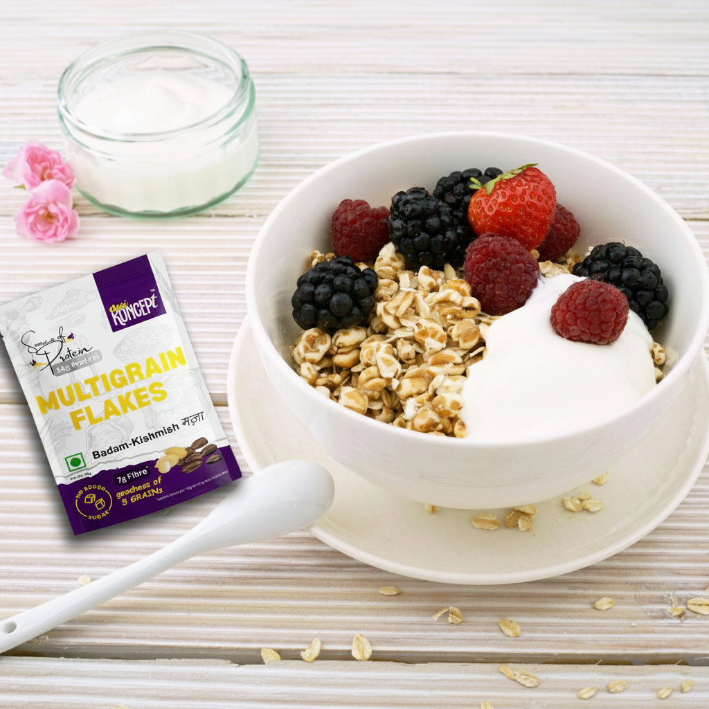 MULTIGRAIN FLAKES 'Badam & Kismis'