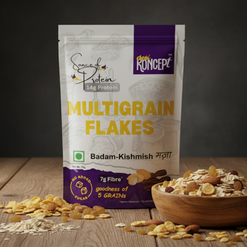 MULTIGRAIN FLAKES 'Badam & Kismis'