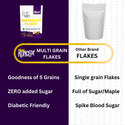 MULTIGRAIN FLAKES 'Badam & Kismis'